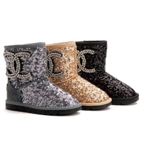 chanel chain boots 2013 replica|Chanel ugg like boots.